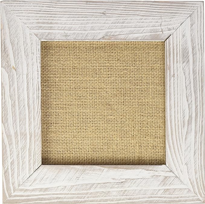 10x10" Burlap Framed Board