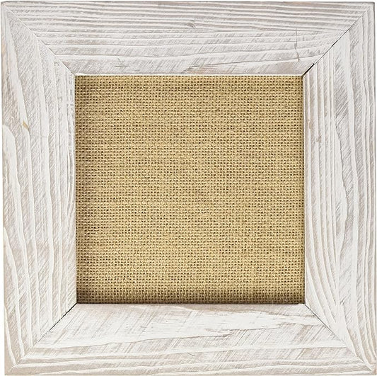 10x10" Burlap Framed Board