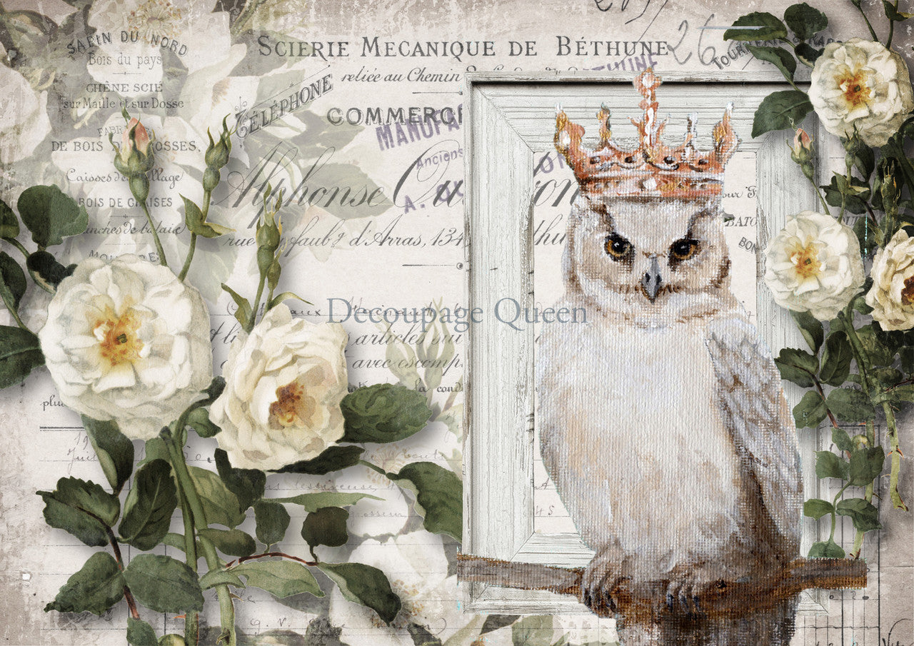 Decoupage Queen Wise Friend #0559