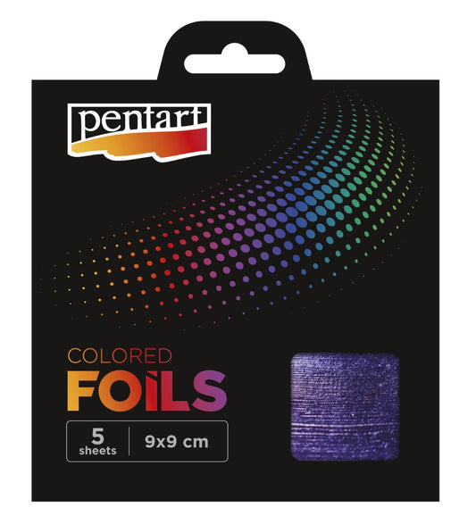 Pentart Colored Foil Sheets Dark Purple