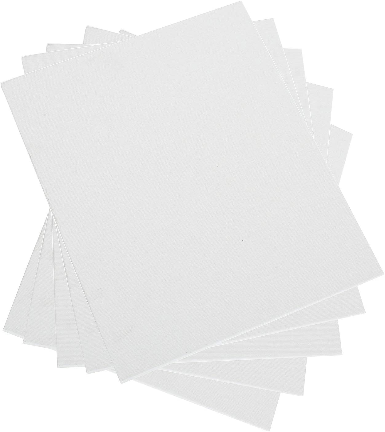 8X10" Artist Canvas White (Set of 5)
