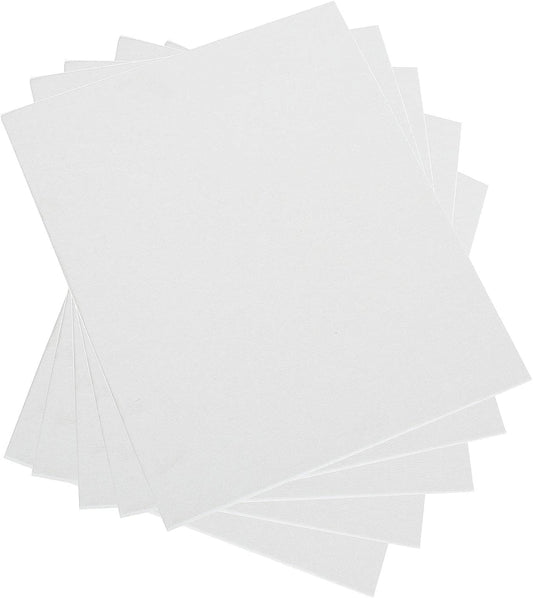 8X10" Artist Canvas White (Set of 5)