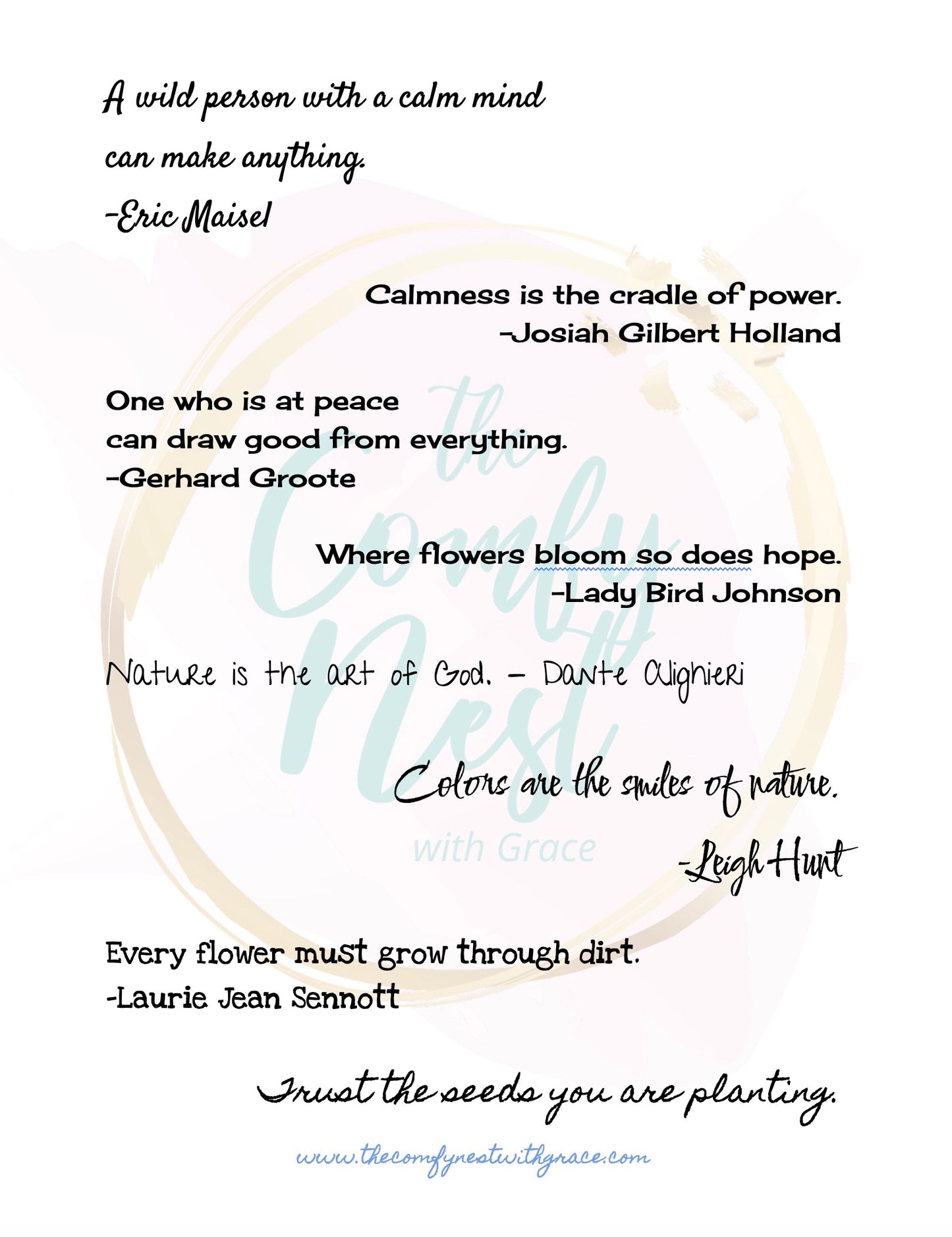 Art Journal Cut Out Words & Phrases Digital Download Printable 3 Pages