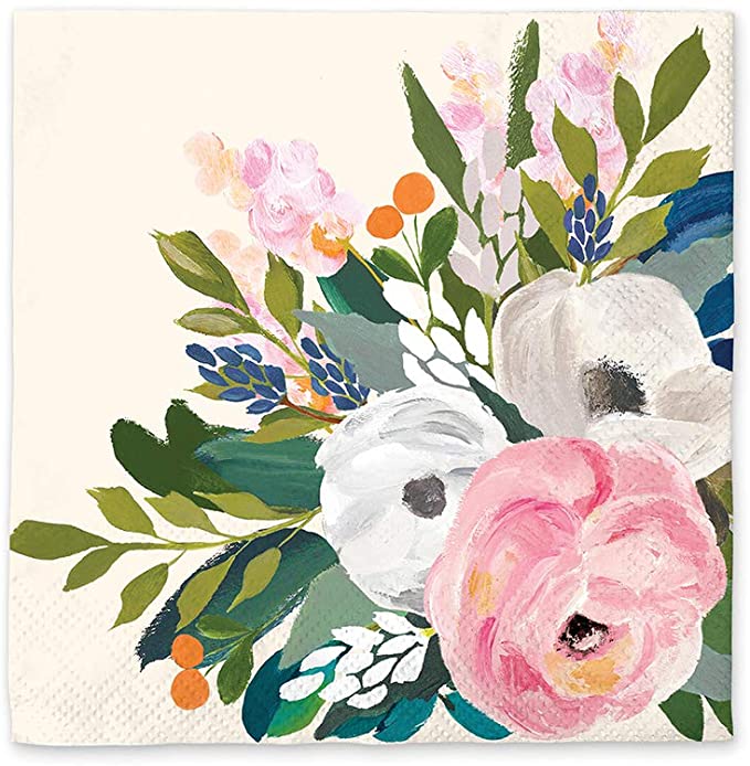 Bella Flora Cocktail Napkin (Set of 2)
