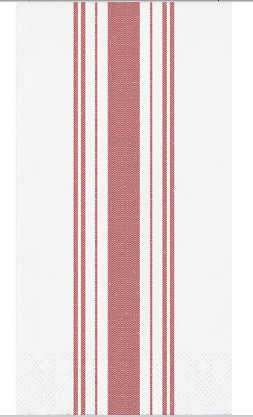 Farmhouse Red Striped Napkin (Set of 2)