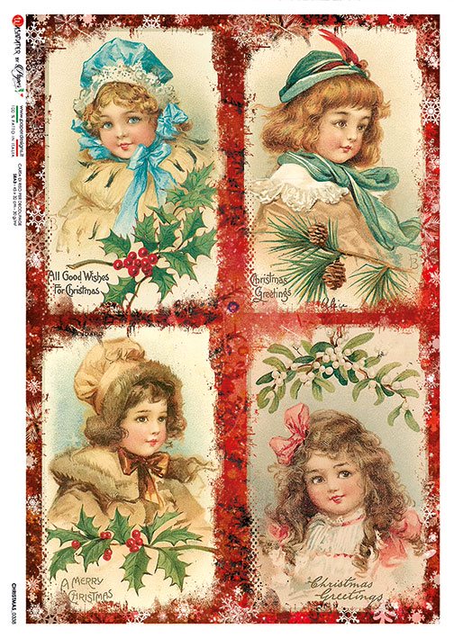 Decoupage Paper - Paper Designs Christmas #0338