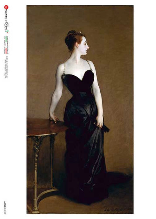 Paper Designs Rice Paper John Singer Sargent Madame X PD Artwork #0125