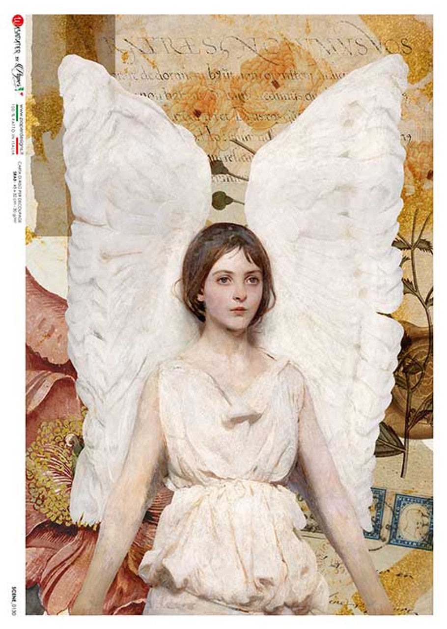 Paper Designs Rice Paper Thayer Angel PD Scene #0130