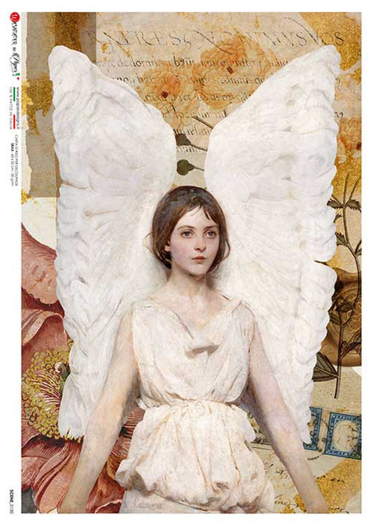 Paper Designs Rice Paper Thayer Angel PD Scene #0130