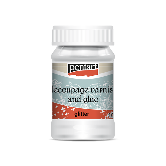 Pentart Decoupage Varnish & Glue GLITTER SMALL 100 ml