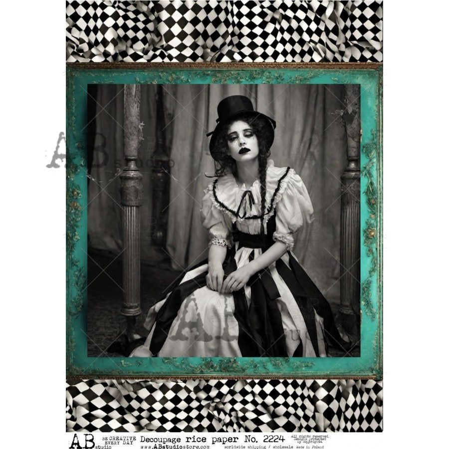 AB Studio Rice Paper A4 Mime on Stage #2224