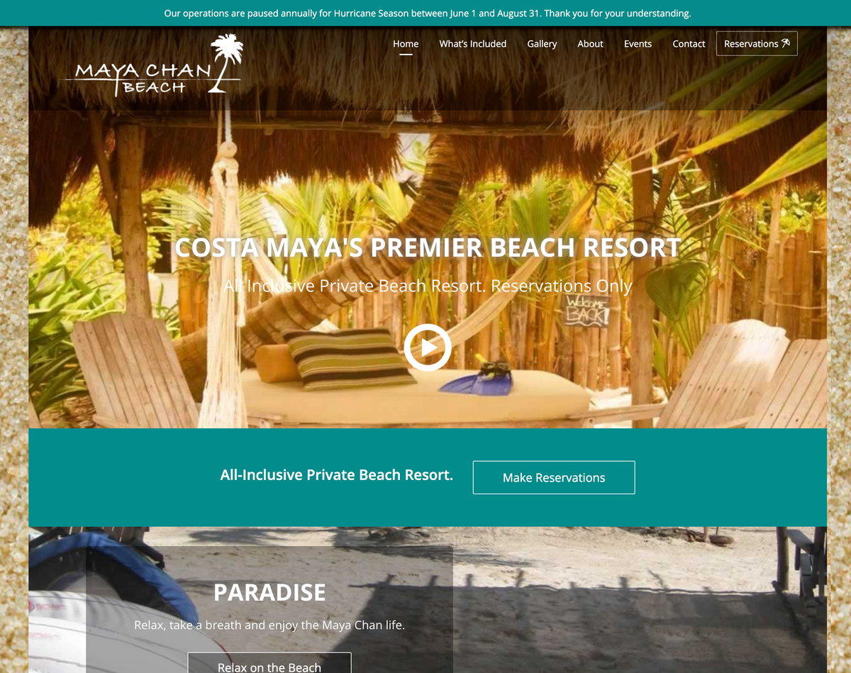 Maya Chan Beach Resort Pass Nov 18, 2026