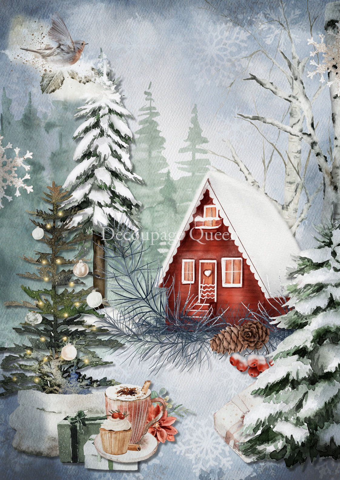 Decoupage Queen Cozy Cottage #0514