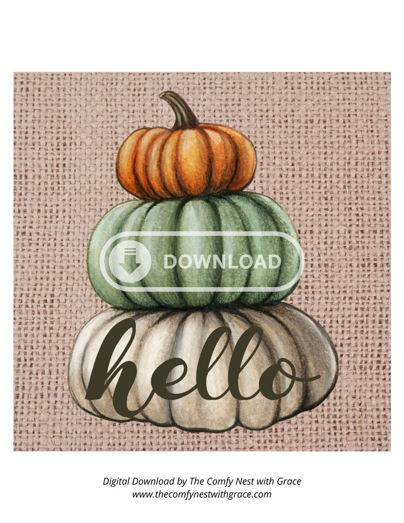 Hello Pumpkin Digital Download