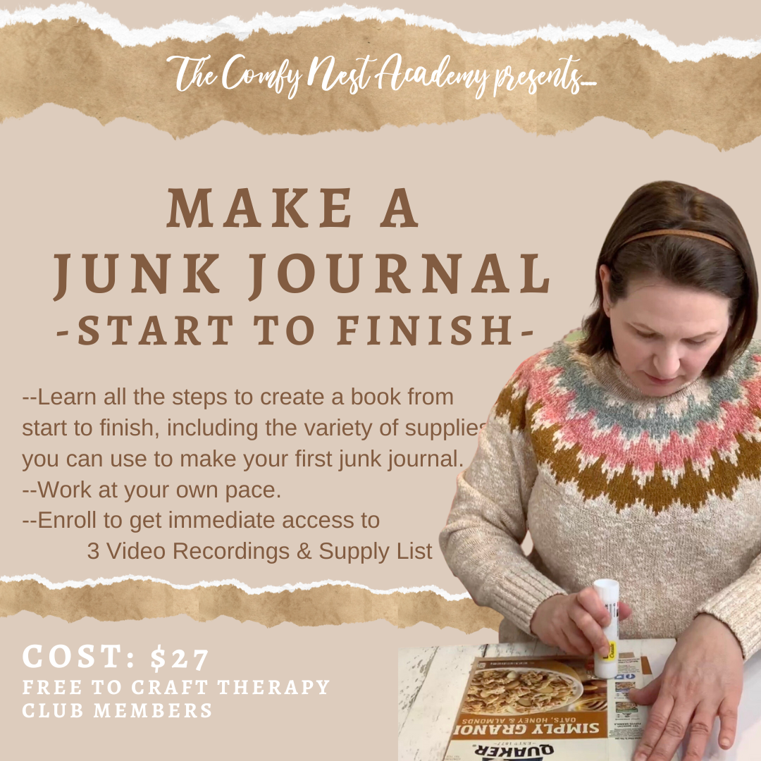 Make a Junk Journal Start to Finish Workshop