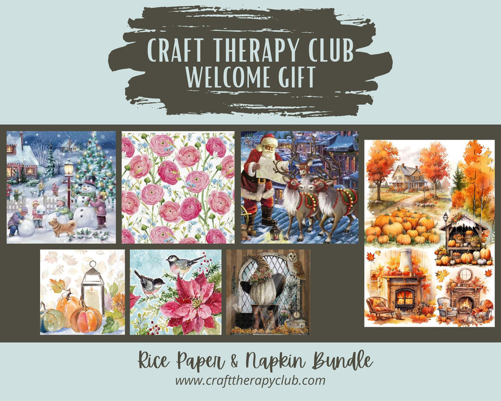 Craft Therapy Club Welcome Gift Bundle Fall / Winter 2023