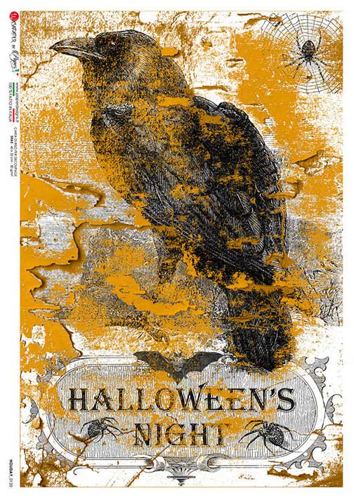 Decoupage Paper Designs Rice Paper Halloween's Night #0120