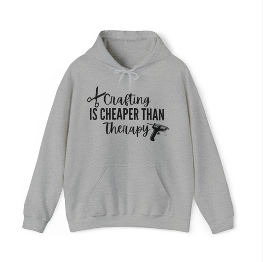 Crafting Cheaper than Therapy Sweatshirt