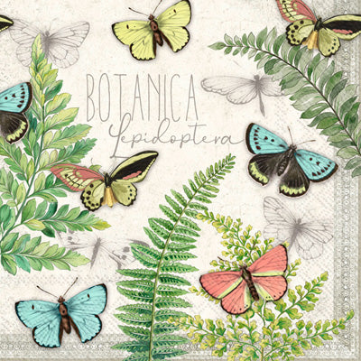 Botanica Butterfly Cocktail Napkin (Set of 2)