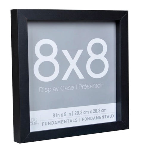 8X8 Shadow Box Black