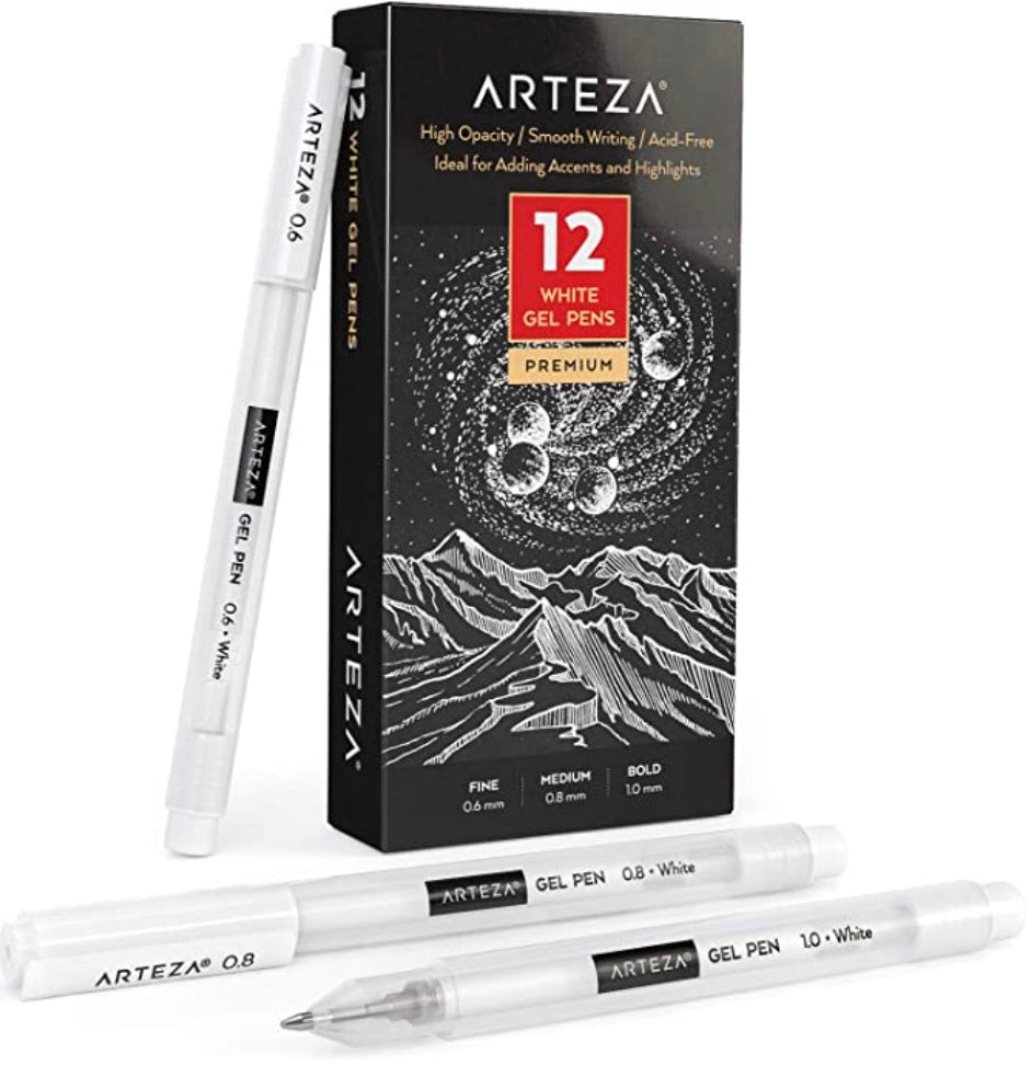 Arteza White Premium Gel Pen (ONE PEN)