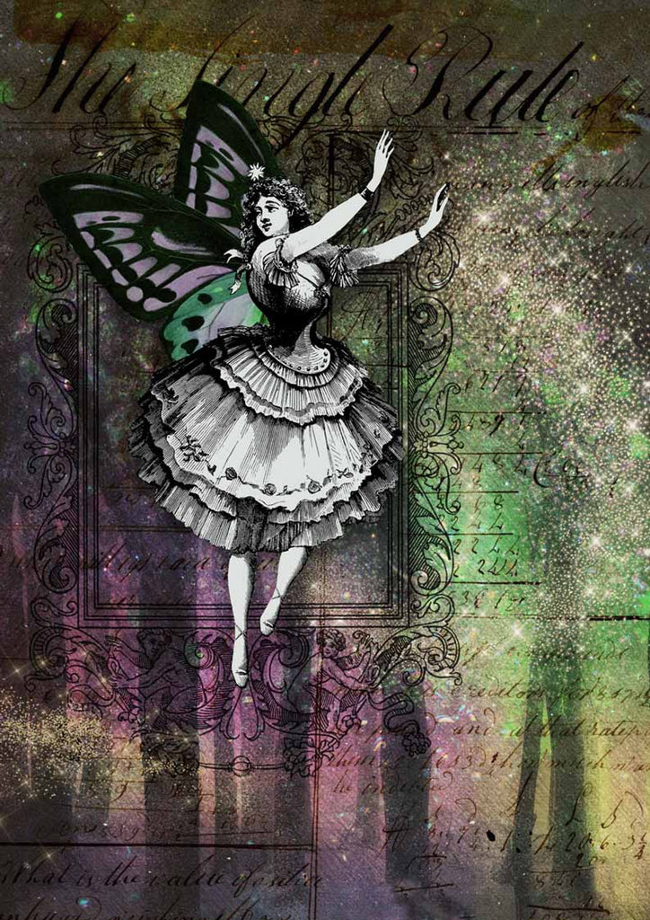 Decoupage Queen Paper Northern Lights Fairy #0070