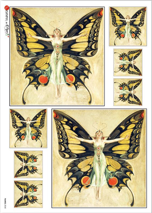 Decoupage Paper - Paper Designs Fairies #0040