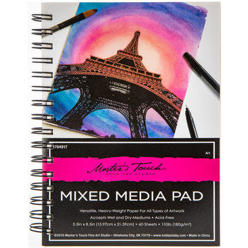 Mixed Media Pad SMALL 5.5X8.5"