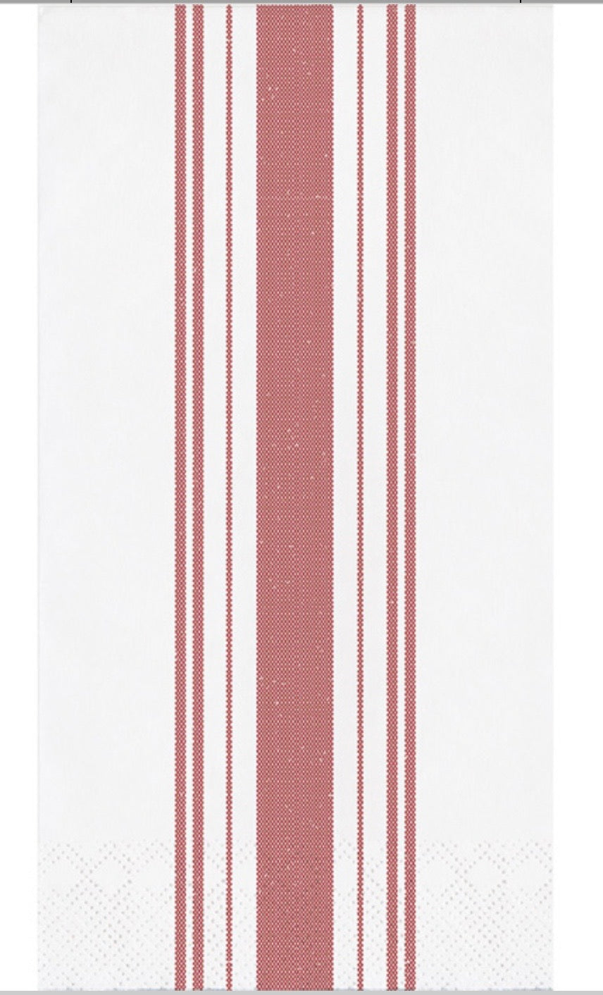 Farmhouse Red Striped Napkin (Set of 2)