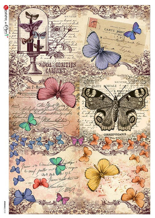 Paper Designs Rice Paper Animals Butterflies 0122