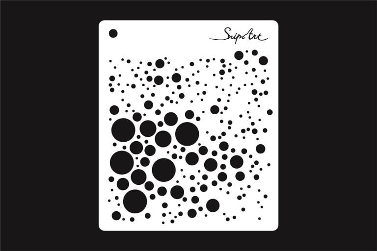 Snipart Stencil - Bubble Circles