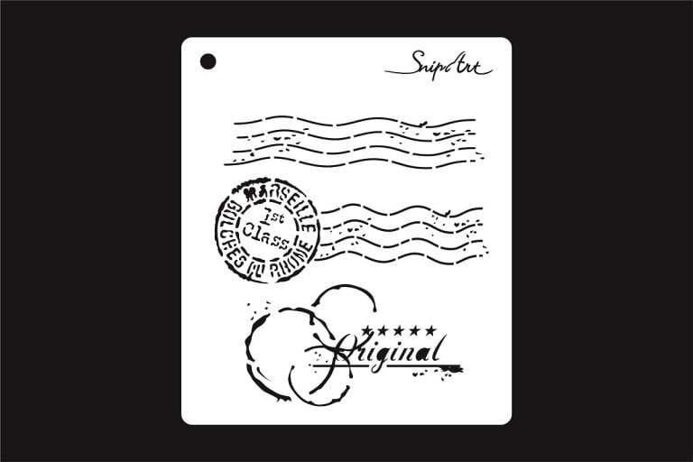 Snipart Stencil - Up in the Air Postmarks