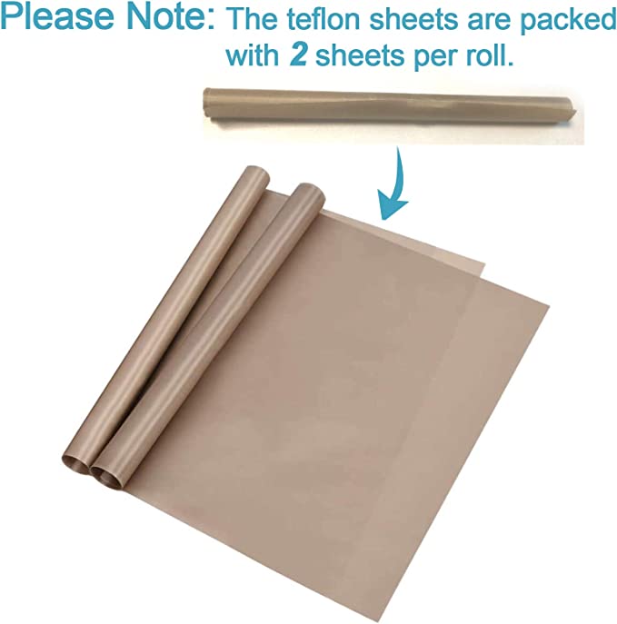 Teflon Craft Mat for Heat Press-Painting-Gluing-Non Stick-12''x16'' Craft Mat (set of 2)